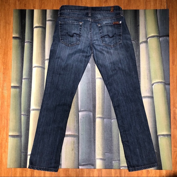 - ⭐️- 7 For All Mankind ⭐️straight Leg Jeans Size 26⭐️ - Picture 5 of 7